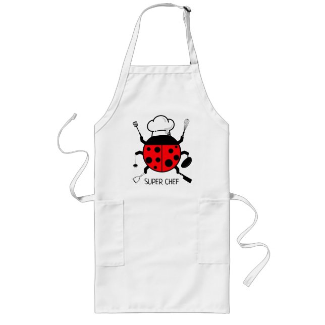 Delantal Largo Ladybug Chef Long Apron (Frente)