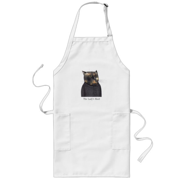 Delantal Largo LADY'S MAID CAT Long Apron (Frente)