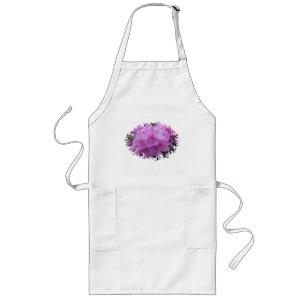 Delantal Largo Lavender Rhododendron Apron