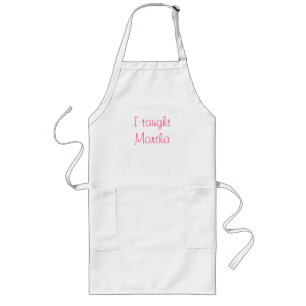 Delantal Largo Le enseñé a Martha