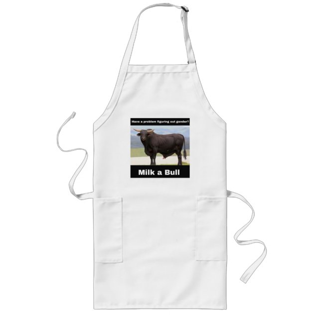 Delantal Largo Leche a toro (Frente)