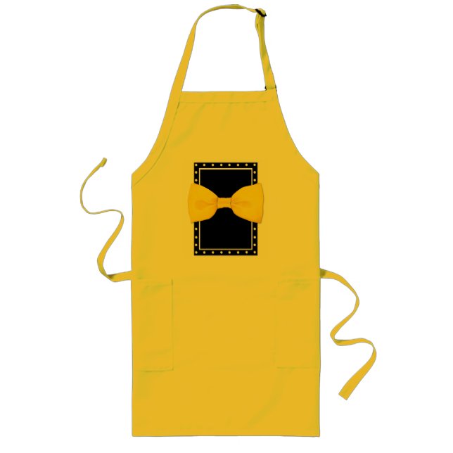 Delantal Largo Lemon Bowtie Apron (Frente)