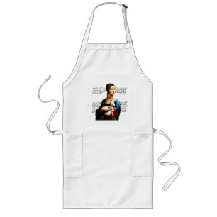 Delantal Largo Leonardo da Vinci Lady con Ermine