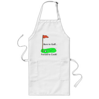 Delantal Largo ¡Llevado Golf… forzado para cocinar!