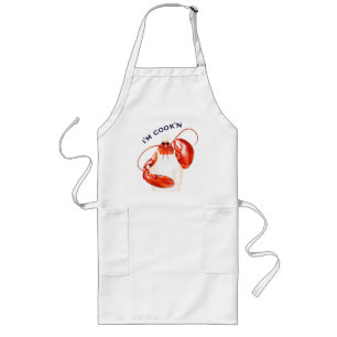 Delantal Largo Lobster Chef Seafood