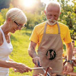 Delantal Largo Localización e investigación divertidas y personal
