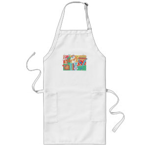 Delantal Largo LOONEY TUNES™   Happy Holidays Pattern