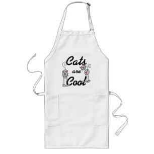 Delantal Largo Los gatos son camisetas y regalos de Guay