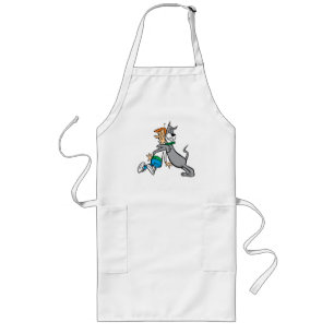 Delantal Largo Los Jetsons   George y Astro Hug