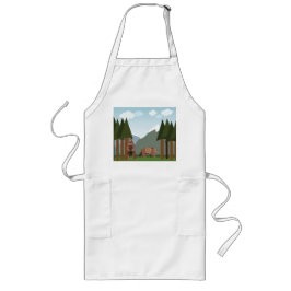 Delantal Largo Los osos se despiertan del sueño invernal