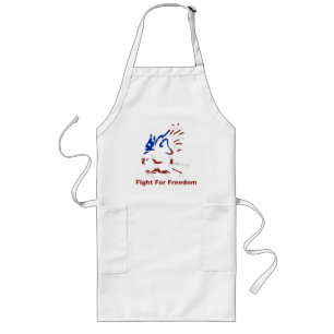 Delantal Largo Lucha Por La Libertad Eagle Apron