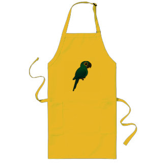 Delantal Largo Macaw del jacinto