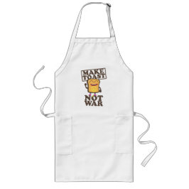 Delantal Largo Make Toast Not War