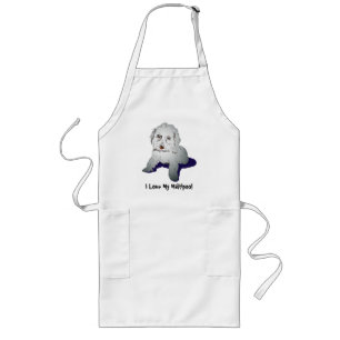 Delantal Largo Maltipoo Cute Puppy Graphic
