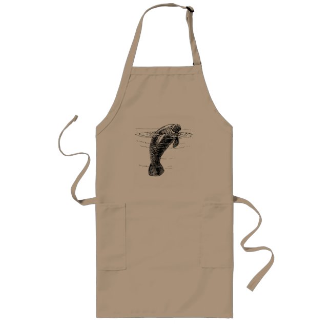 Delantal Largo Manatee long apron (Frente)