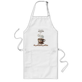 Delantal Largo Marca personalizada del Café Costero