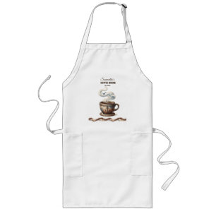 Delantal Largo Marca personalizada del Café Costero