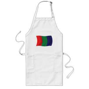 Delantal Largo Mars Flag Apron