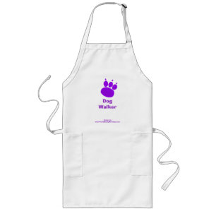 Delantal Largo Mascota Sitting Services Paw Print