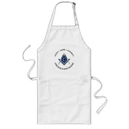 Delantal Largo Masonic Apron Blue