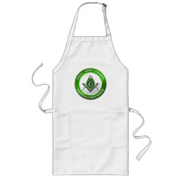 Delantal Largo Masonic Apron - Green