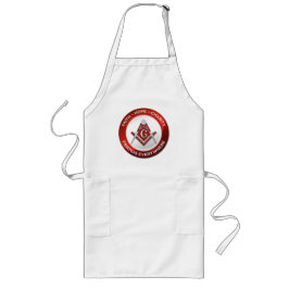 Delantal Largo Masonic Apron - Red