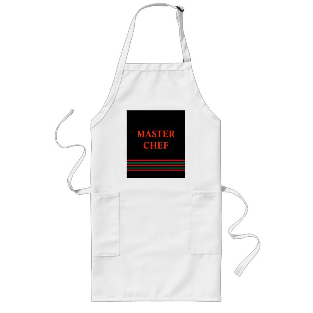 Delantal Largo Master Chef> Personalizado Apron (Frente)
