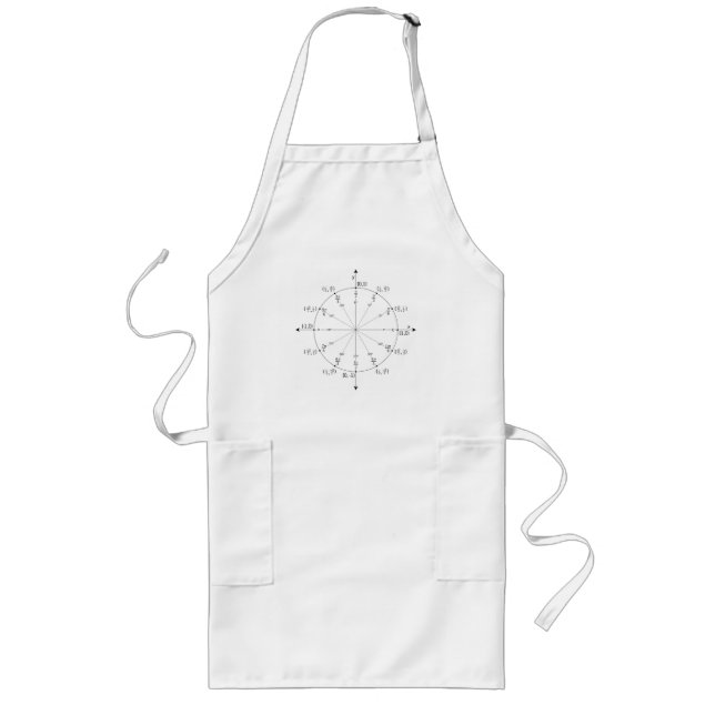 Delantal Largo Math Apron (Frente)