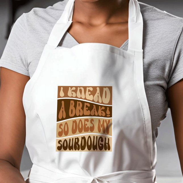 Delantal Largo Me Arrojé Un Descanso, Al Igual Que Mi Panadería D (Cute funny sourdough bread enthusiast apron - the perfect gift for bakers *mockup is Ai generated)