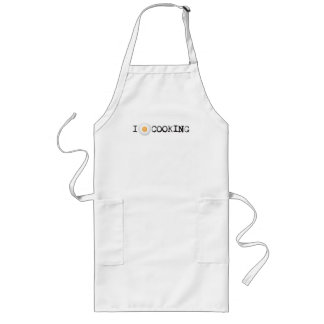 Delantal Largo Me encanta cocinar Apron