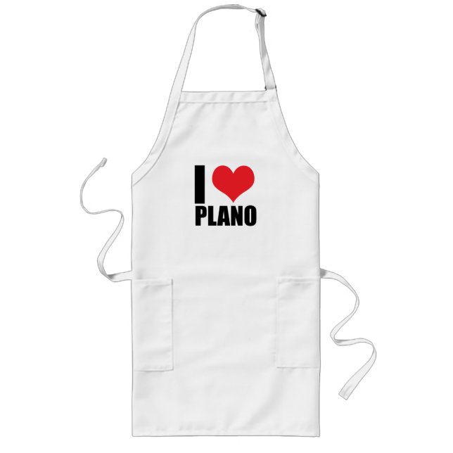 Delantal Largo Me encanta Plano (Frente)