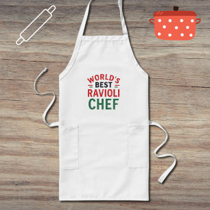 Delantal Largo Mejor Chef de Ravioli del Mundo  