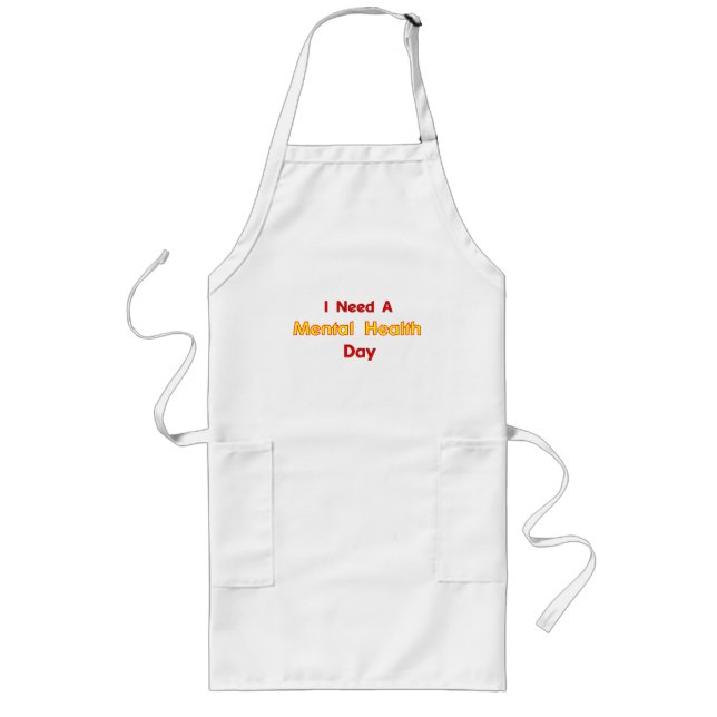Delantal Largo Mental Health Apron (Frente)