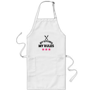 Delantal Largo Mi Cocina Mis Reglas Regalo Divertido para Chef