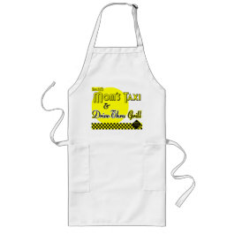 Delantal Largo Moms Taxi y Drive-Thru Grill BBQ Apron