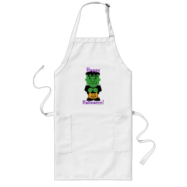 Delantal Largo Monstruo Apron de Frankenstein (Frente)