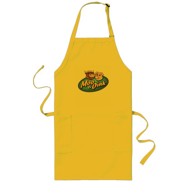 Delantal Largo Moo & Oink BBQ Apron (Frente)