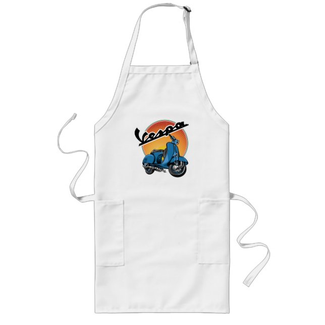 Delantal Largo Motocicleta, moto fresca, moto italiana (Frente)