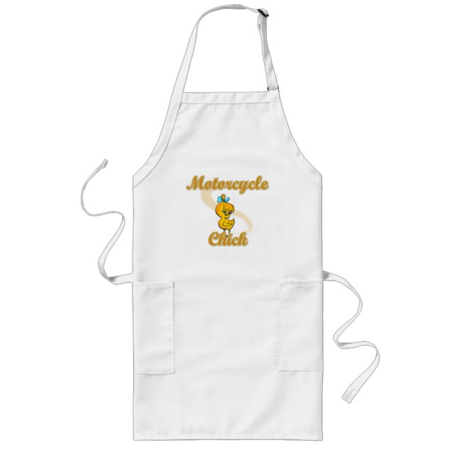 Delantal Largo Motorcycle Chick (Frente)
