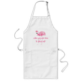 Delantal Largo Nacido para destacar Flamingo