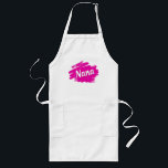 Delantal Largo Nana ama a rosa<br><div class="desc">Rosa, Nana, Diseñado En Rosa, Para Nana, </div>