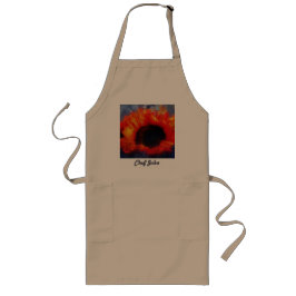 Delantal Largo Naranja Apron