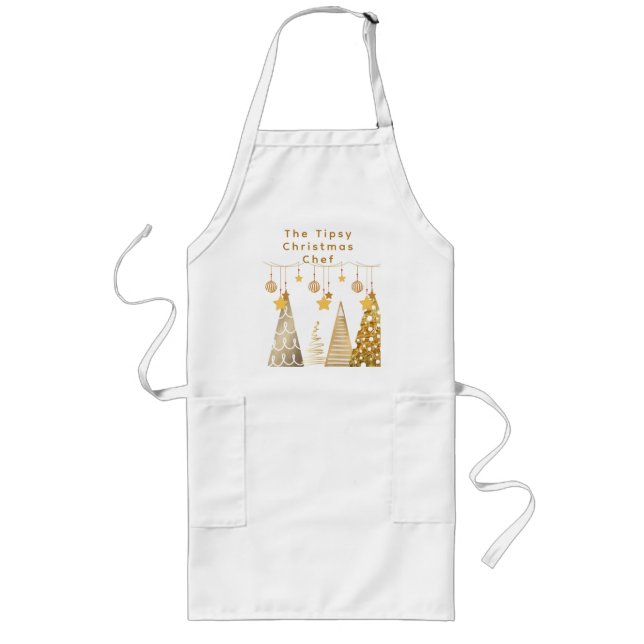 Delantal Largo Navidades 2025 Quirky Tree & Baubles PJ (Frente)