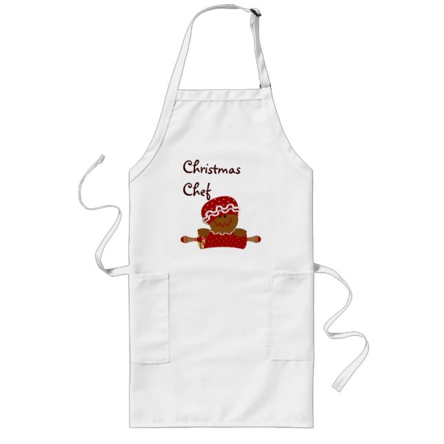 Delantal Largo Navidades Chef Apron (Frente)