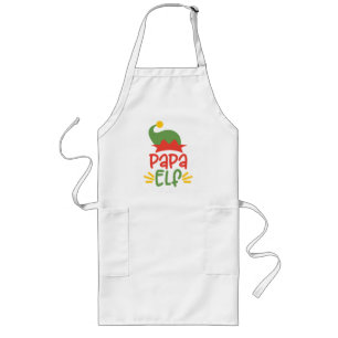 Delantal Largo Navidades de Papa Elf