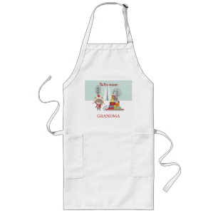 Delantal Largo Navidades de Woodland Bear