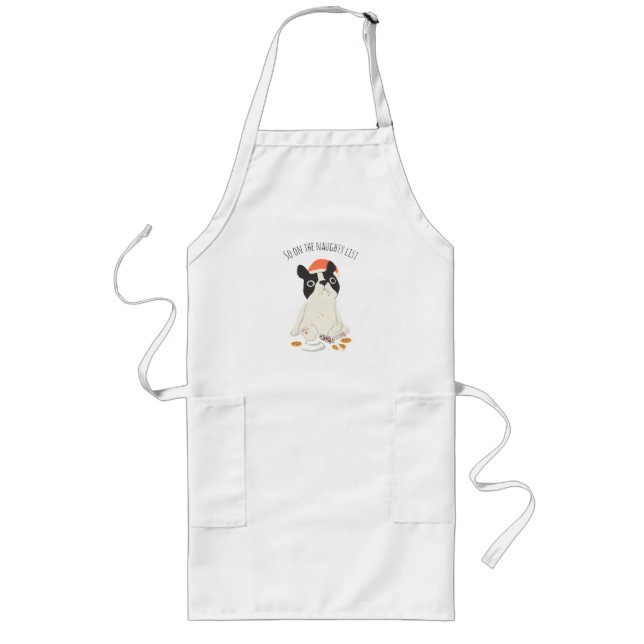 Delantal Largo Navidades divertidos Puppy Apron (Frente)
