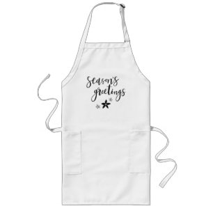 Delantal Largo Navidades festivos de la "temporada de saludos"