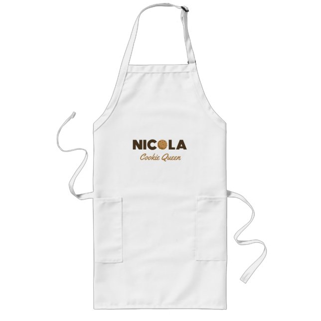 Delantal Largo Nicola cookie queen long apron (Frente)
