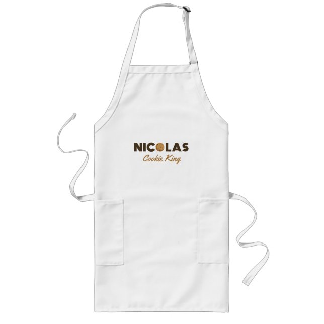 Delantal Largo Nicolas cookie King long apron (Frente)